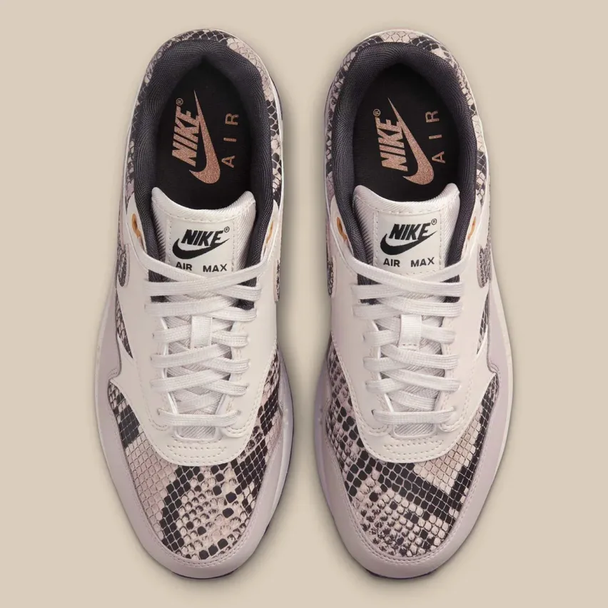 Кроссовки Nike Air Max 1 '87 Wmns «Snakeskin» - это обязательный атрибут весны 2025 года