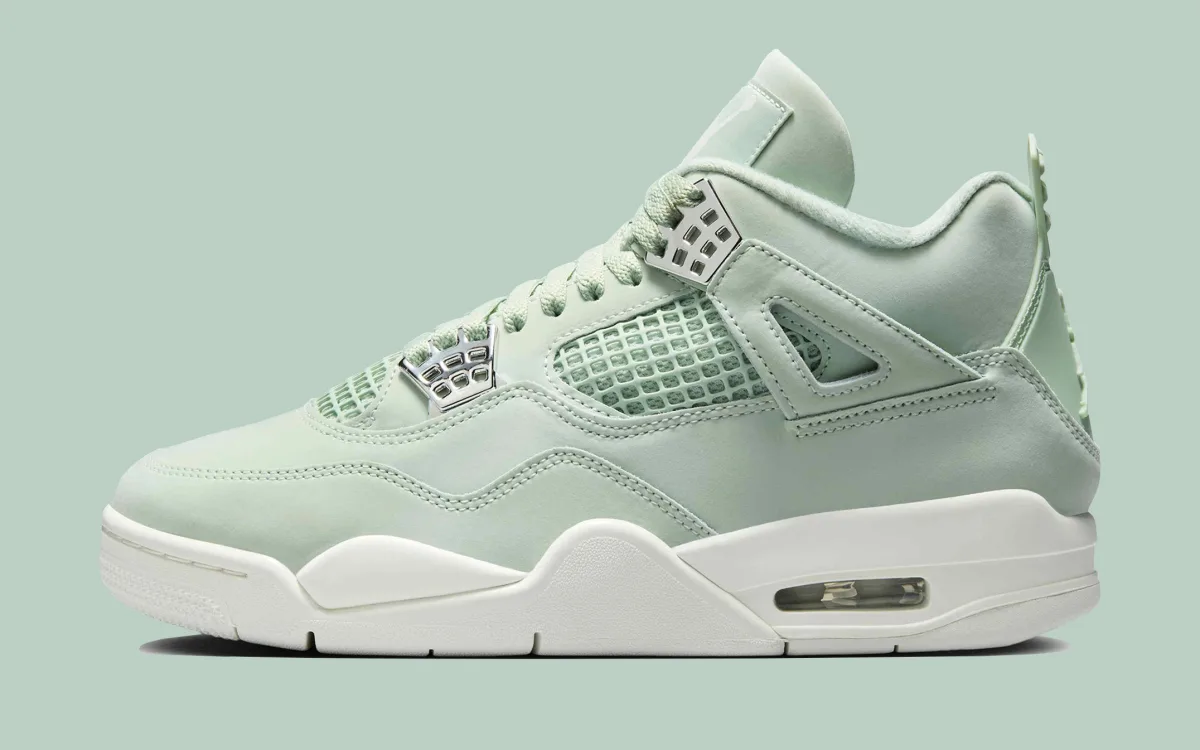 Кроссовки Air Jordan 4 Retro «Abundance» цвета «Seafoam»
