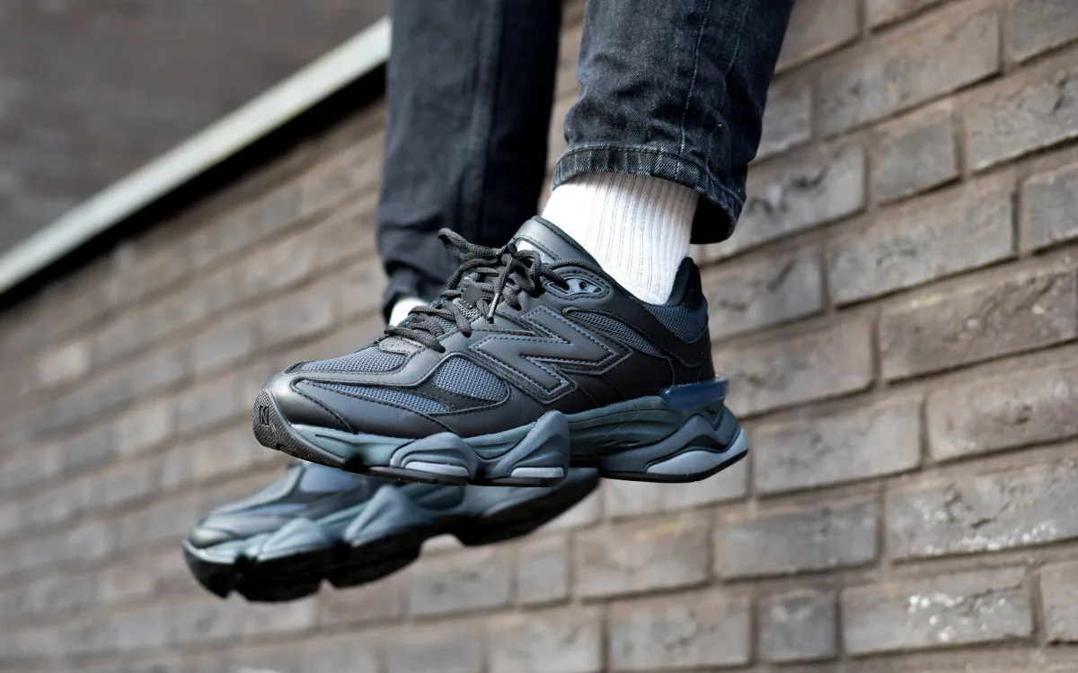 Кроссовки New Balance 9060 «Triple Black Leather»