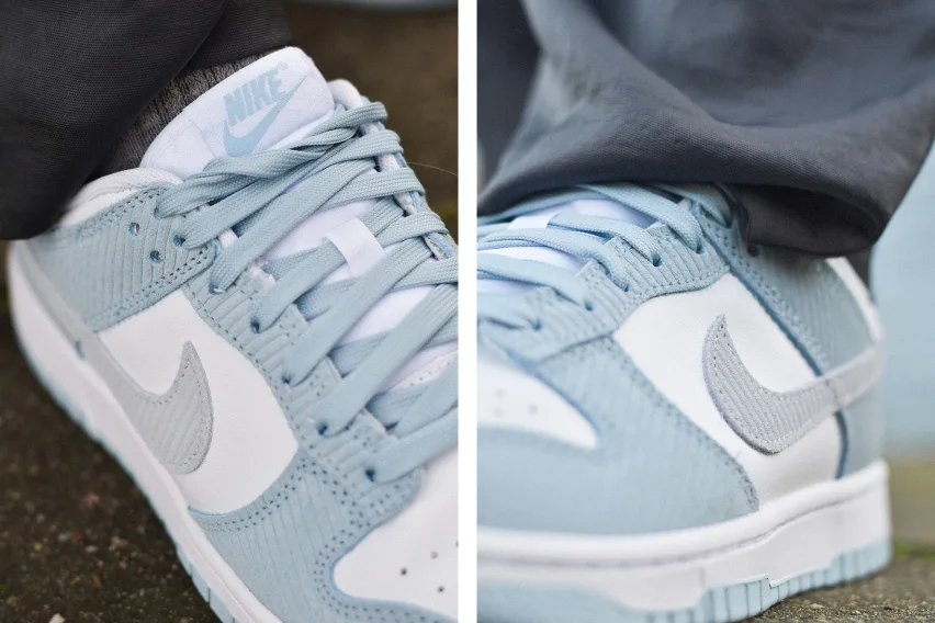 Nike использует «Blue Corduroy» для создания весеннего образа Nike Dunk Low