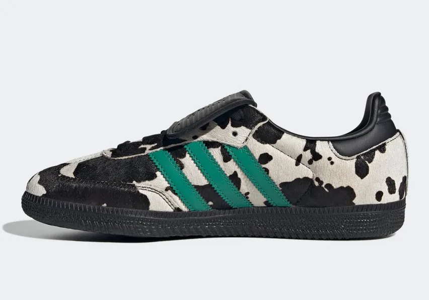 Adidas делает ставку на популярный коровий принт и выпустит две новые модели Samba «Cow Print» этим летом