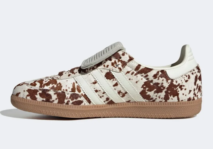Adidas делает ставку на популярный коровий принт и выпустит две новые модели Samba «Cow Print» этим летом