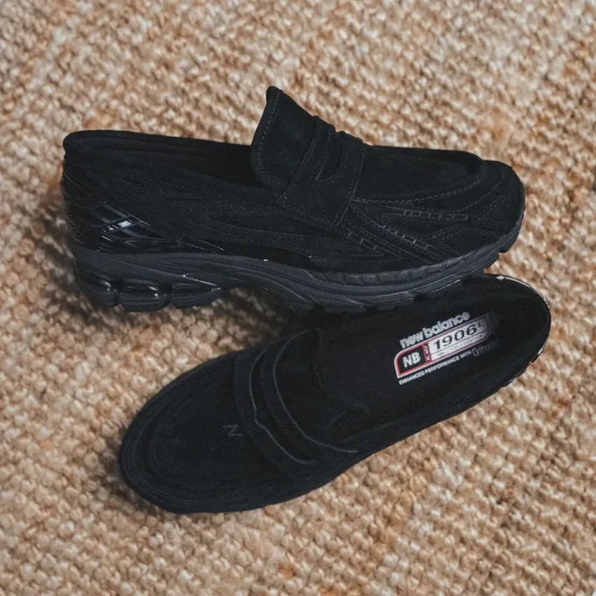 New Balance представил коричневые и чёрные замшевые версии 1906 Loafer