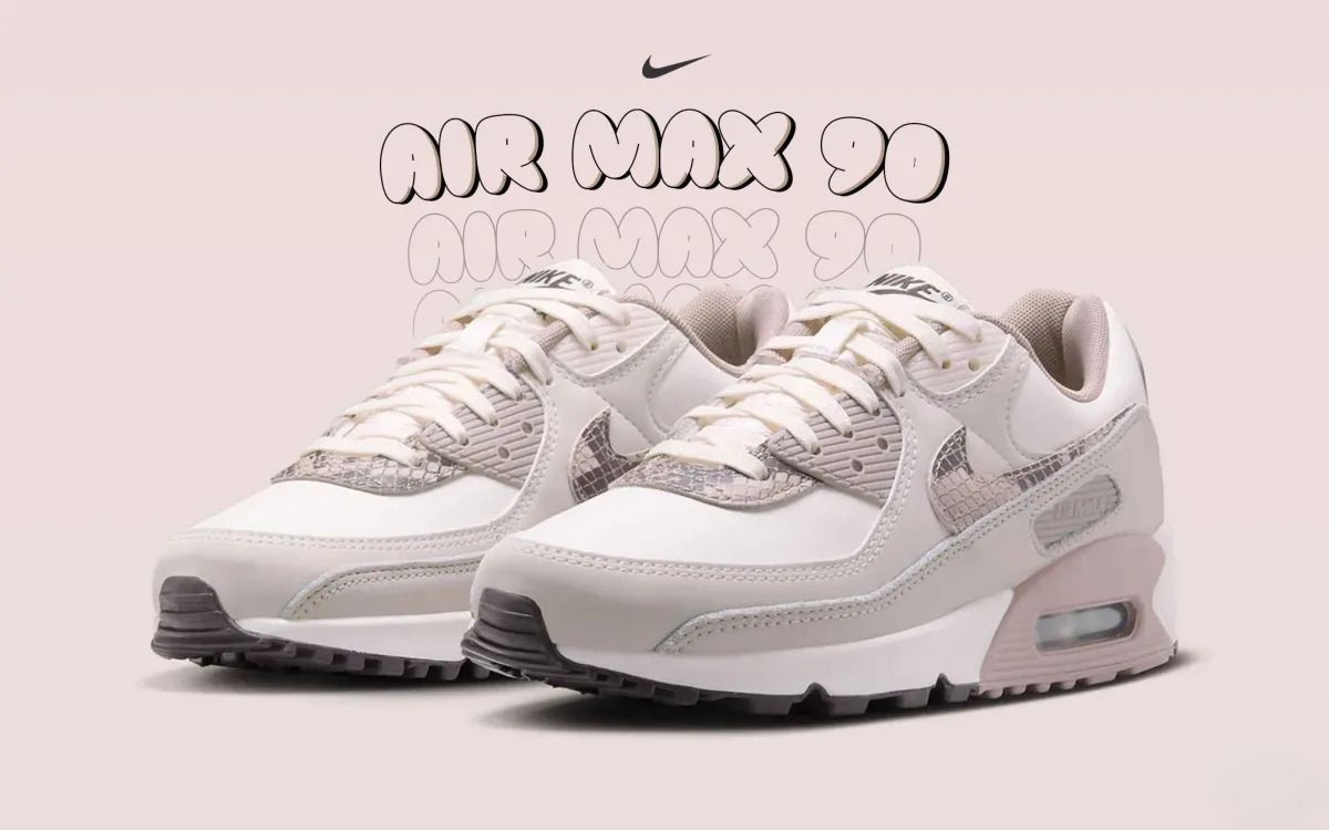 Nike Air Max 90 Wmns «Light Pink Snakeskin»