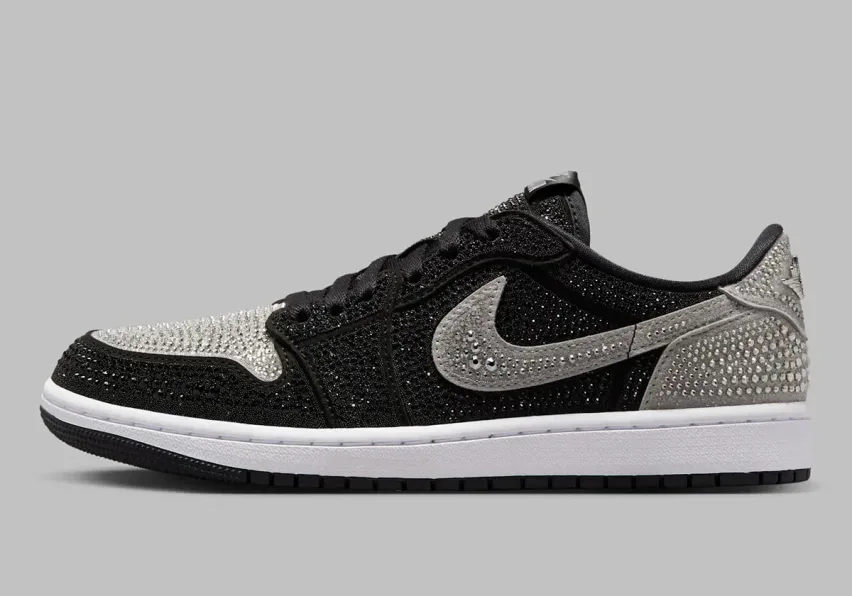 Swarovski и Jordan выпускают одни из самых роскошных Jordan 1 - AJ1 Low «Stealth»