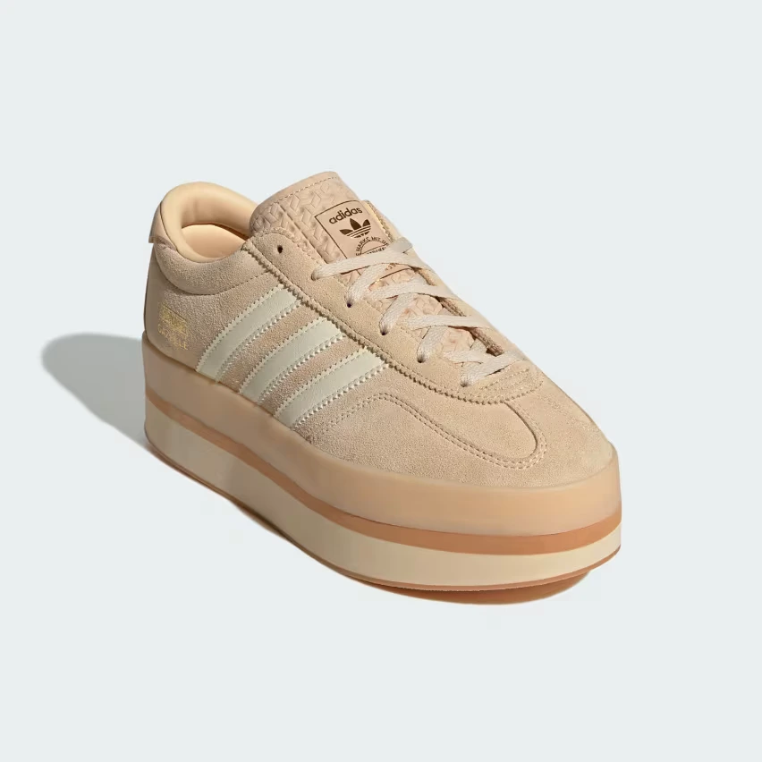 Adidas выводит кроссовки Gazelle на новый уровень, представив версию «Stack» в трёх цветовых решениях