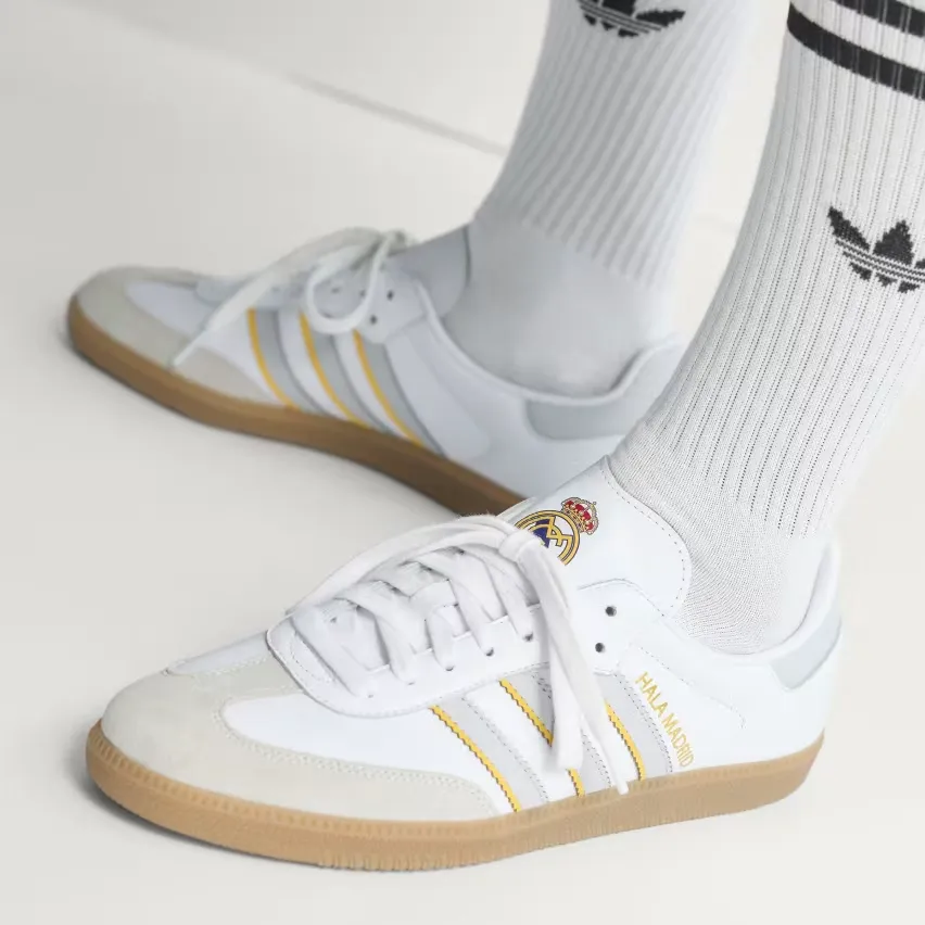 Специальная модель Adidas Samba для фанатов «Реал Мадрид»