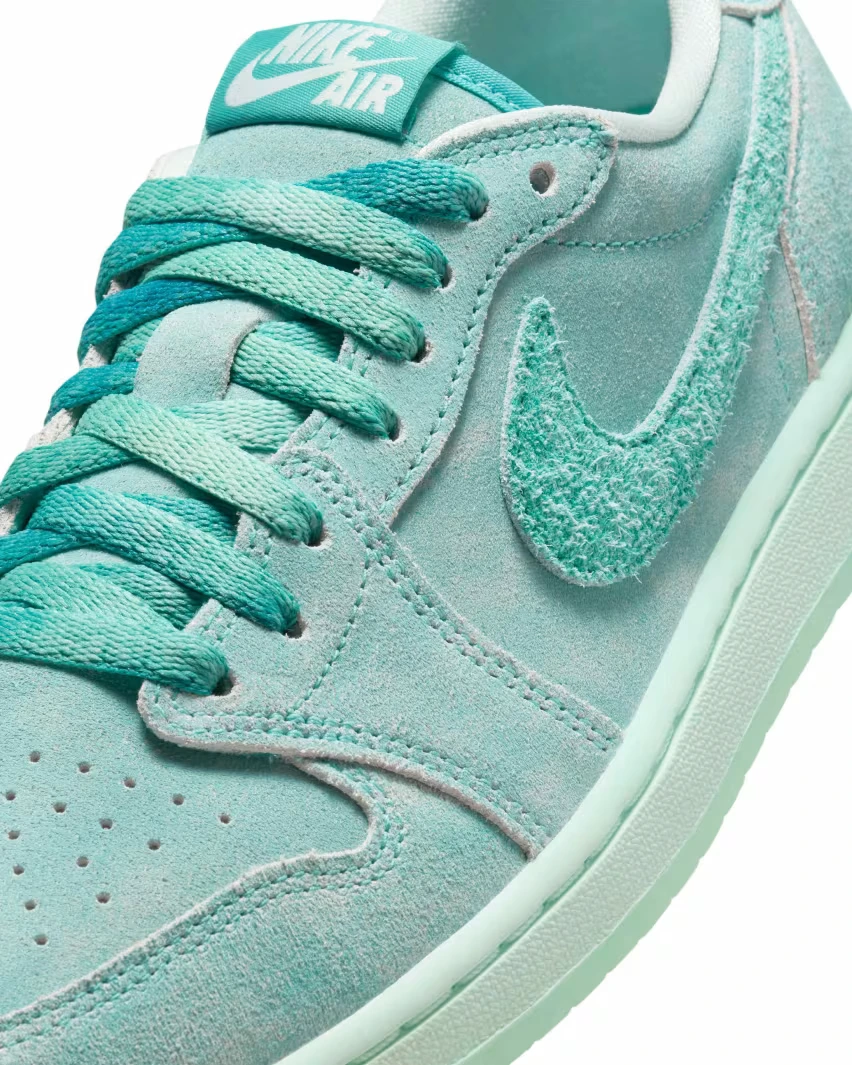 В субботу, 14 июня, выходит летняя модель Air Jordan 1 Low OG «Washed Teal» в свежих пастельных тонах