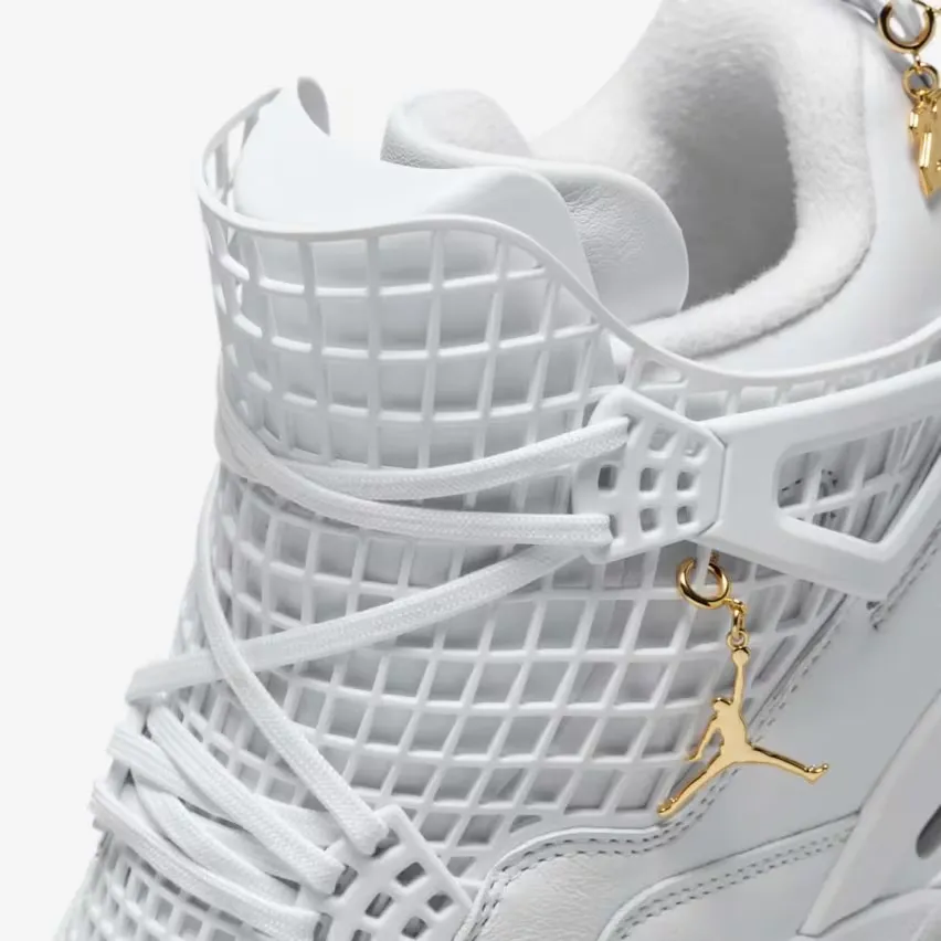 Air Jordan 4 Net в цветовой гамме «White»