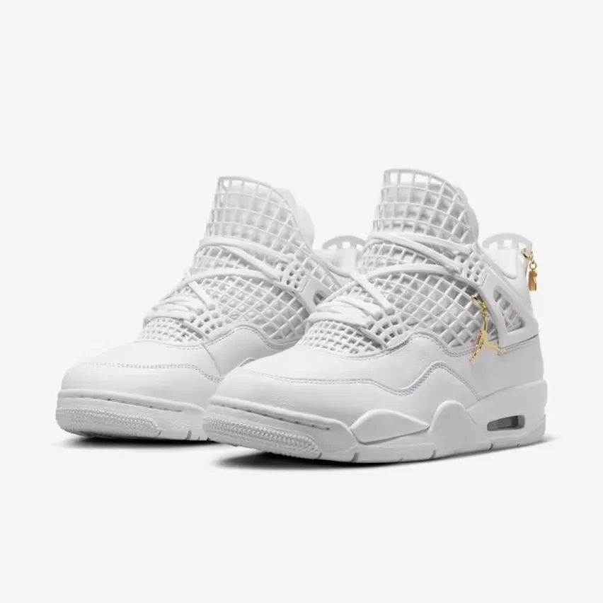 Air Jordan 4 Net в цветовой гамме «White»