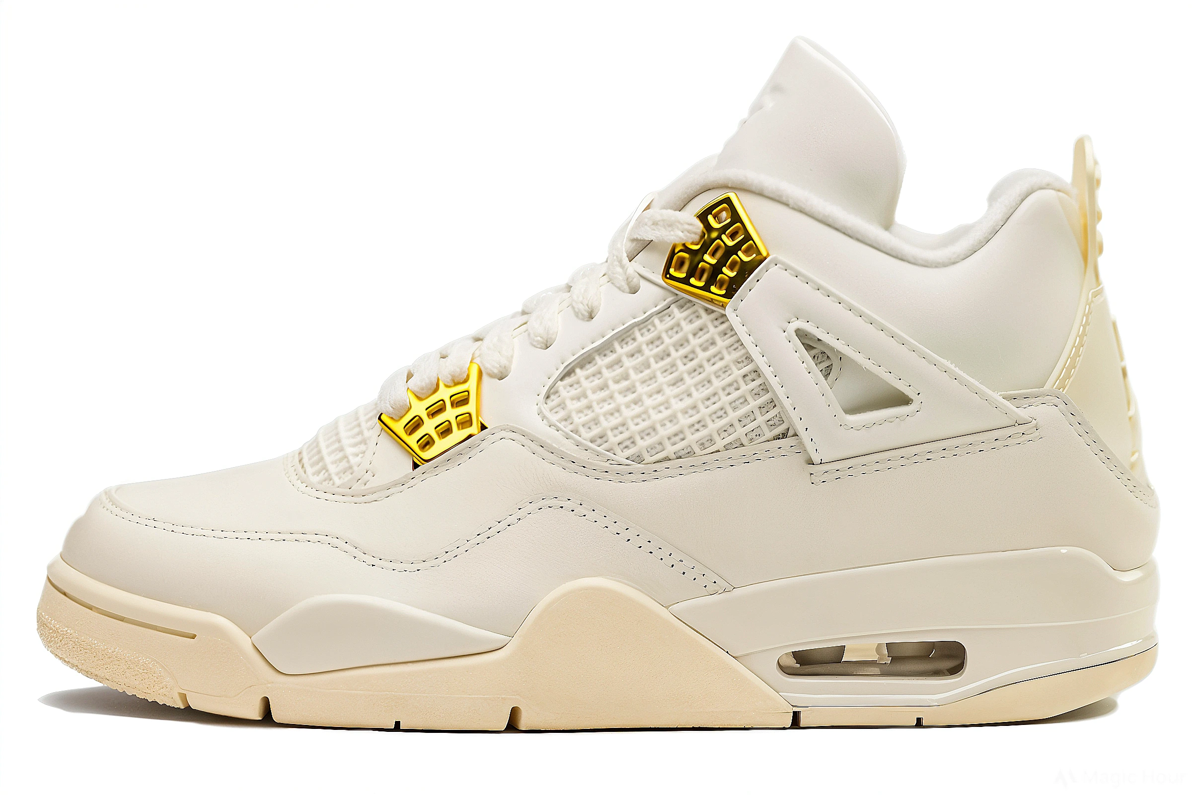 Air Jordan 4 WMNS ‘Sail & Metallic Gold’