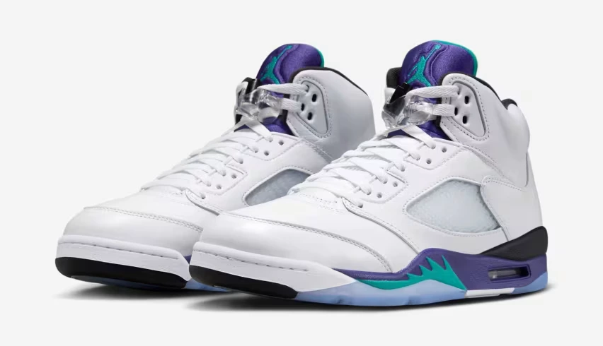 21 июня OG Air Jordan 5 "Grape" вернутся с логотипом Nike Air на пятке