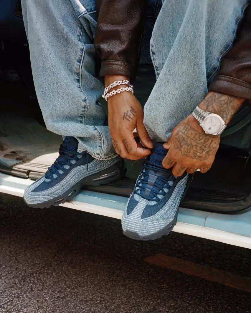 11 июля Levi's и Nike запускают новую коллекцию из трёх пар кроссовок Air Max 95
