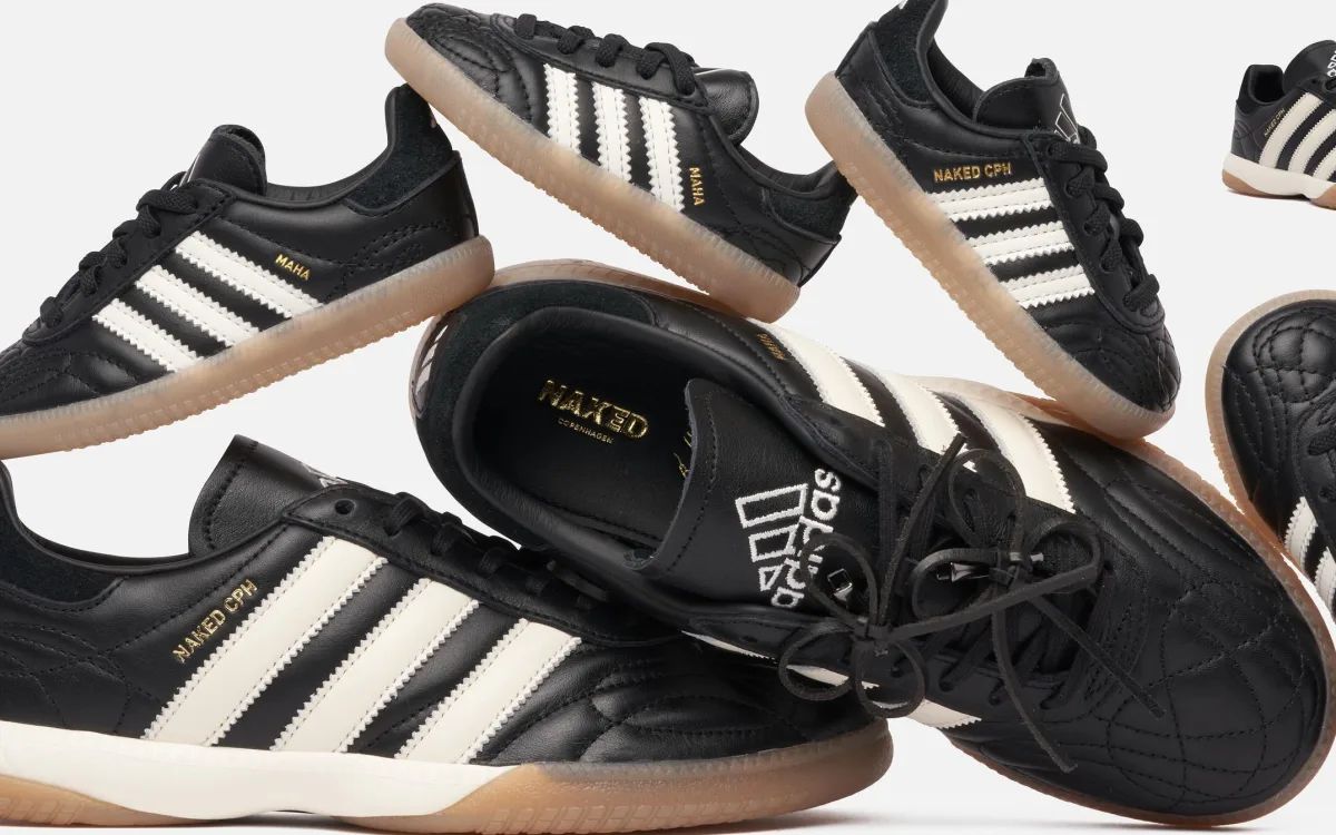 NAKED x Maha x Adidas Samba MN «Black White»