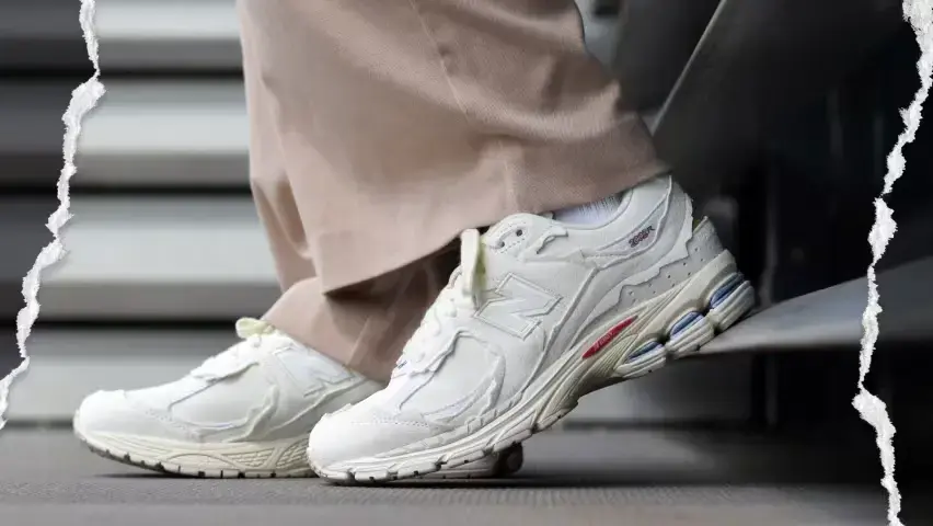 Летняя модель New Balance 2002R «Sea Salt» из комфортного комплекта Protection Pack