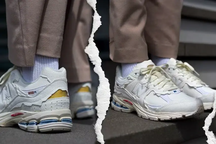 Летняя модель New Balance 2002R «Sea Salt» из комфортного комплекта Protection Pack