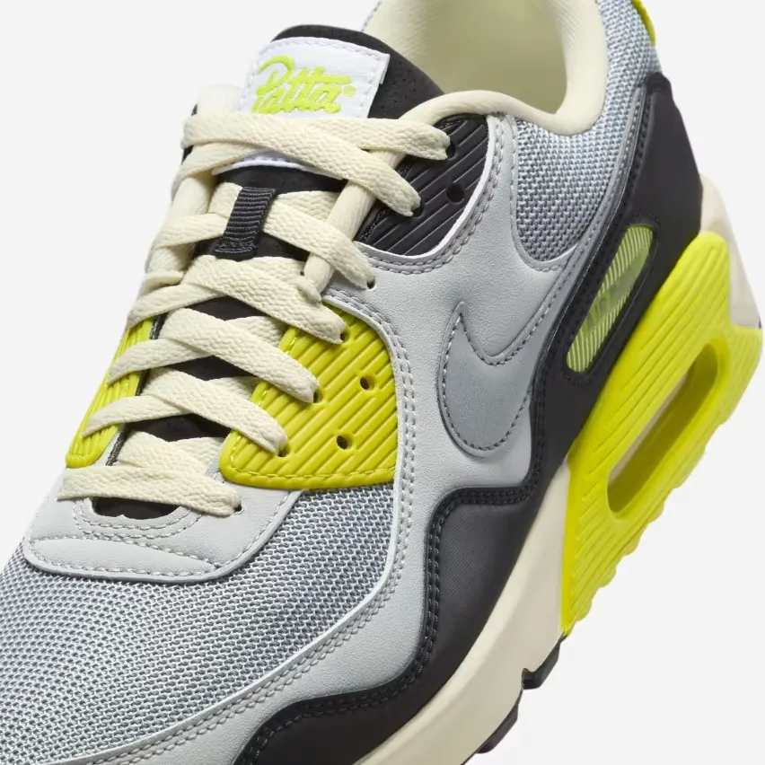 Официальные изображения и дата выхода Patta x Nike Air Max 90 Waves «Sapphire» и «Cyber»