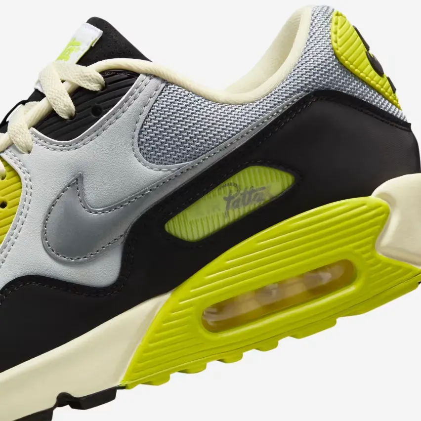 Официальные изображения и дата выхода Patta x Nike Air Max 90 Waves «Sapphire» и «Cyber»
