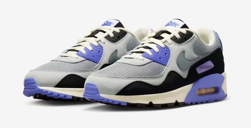 Официальные изображения и дата выхода Patta x Nike Air Max 90 Waves «Sapphire» и «Cyber»