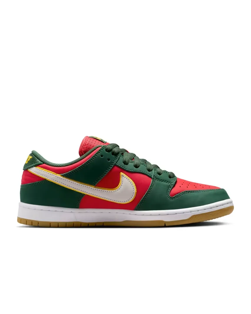 Nike черпает вдохновение у команды Seattle Supersonics для модели SB Dunk Low Pro «Fir and Fire Red»
