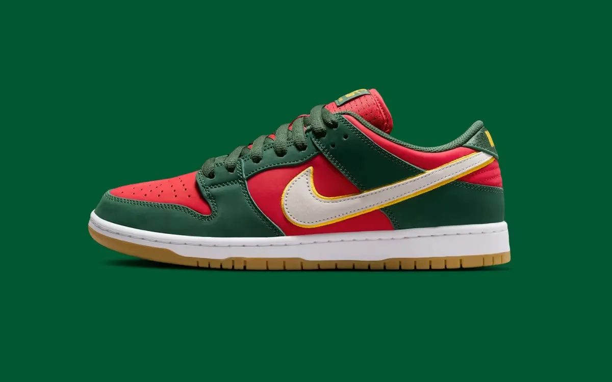 Nike SB Dunk Low Pro «Fir and Fire Red»
