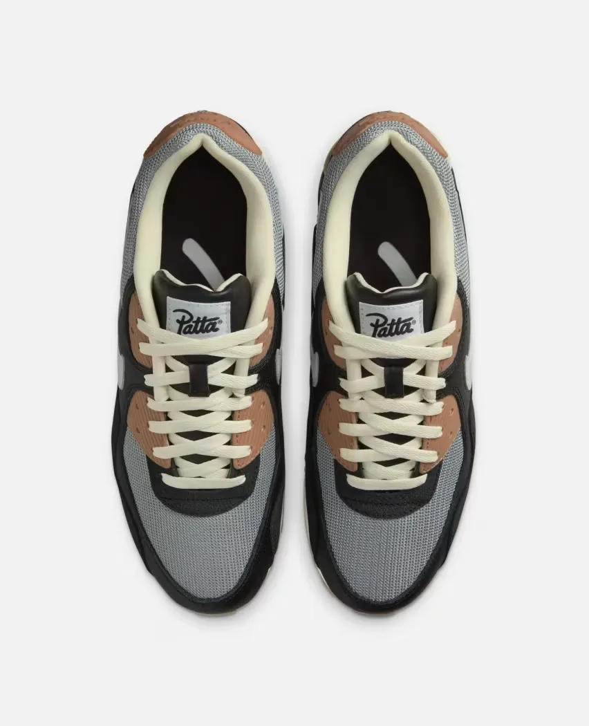 Patta и Nike анонсируют две новые модели Air Max 90 Waves в цветах «Coconut Milk» и «Black Particle Grey»