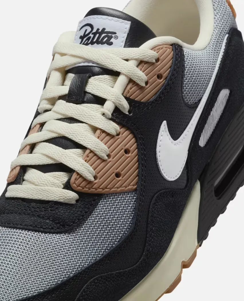 Patta и Nike анонсируют две новые модели Air Max 90 Waves в цветах «Coconut Milk» и «Black Particle Grey»