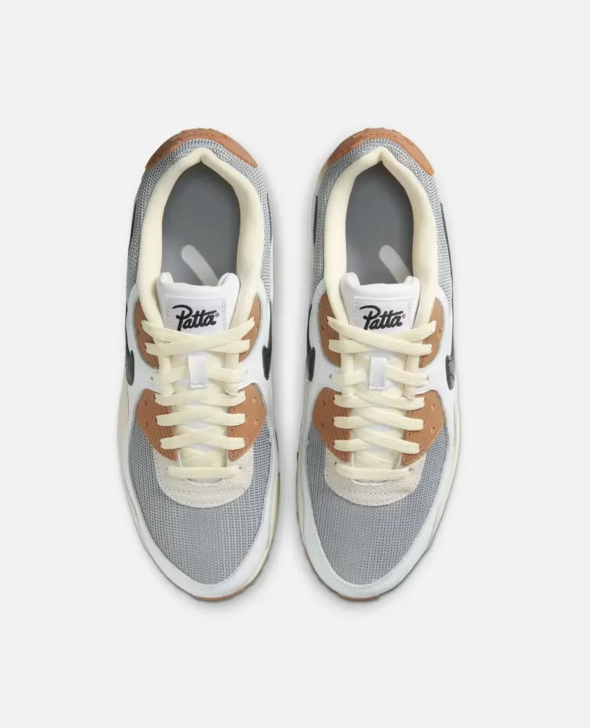 Patta и Nike анонсируют две новые модели Air Max 90 Waves в цветах «Coconut Milk» и «Black Particle Grey»