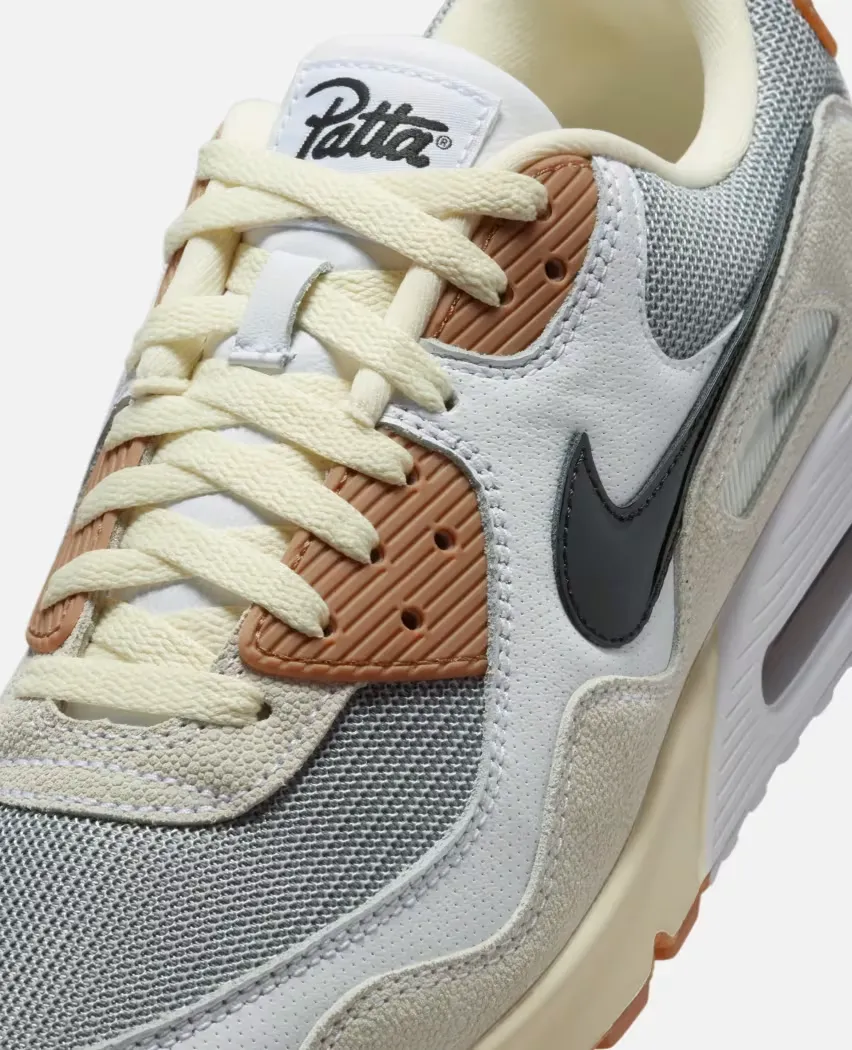 Patta и Nike анонсируют две новые модели Air Max 90 Waves в цветах «Coconut Milk» и «Black Particle Grey»