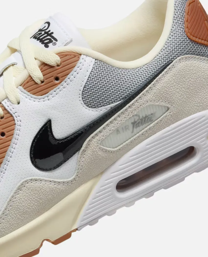 Patta и Nike анонсируют две новые модели Air Max 90 Waves в цветах «Coconut Milk» и «Black Particle Grey»