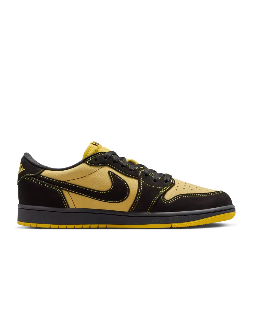 13 июня поступят в продажу новые Quai 54 x Air Jordan 1 Low OG в цвете «Black Tour Yellow»