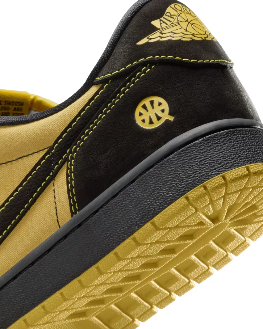 13 июня поступят в продажу новые Quai 54 x Air Jordan 1 Low OG в цвете «Black Tour Yellow»