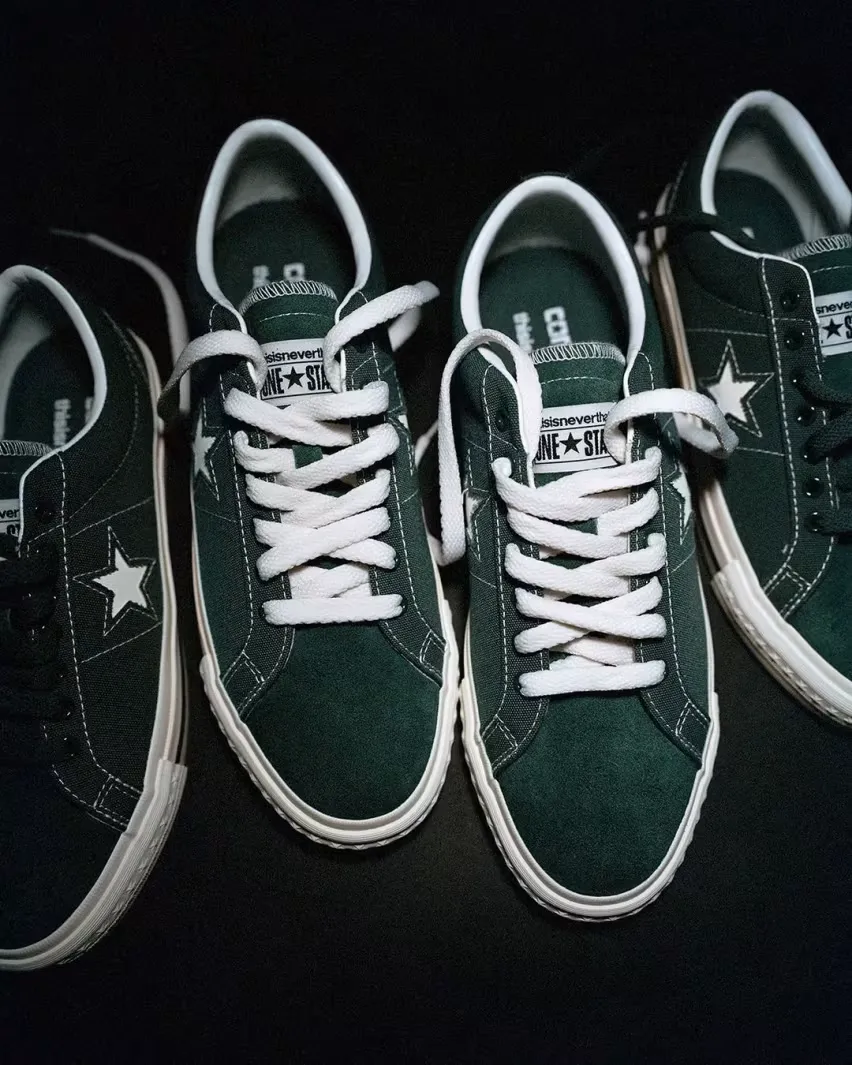 Ретро-стиль скейтбординга в коллекции thisisneverthat x Converse One Star Pro «Trekking Green»