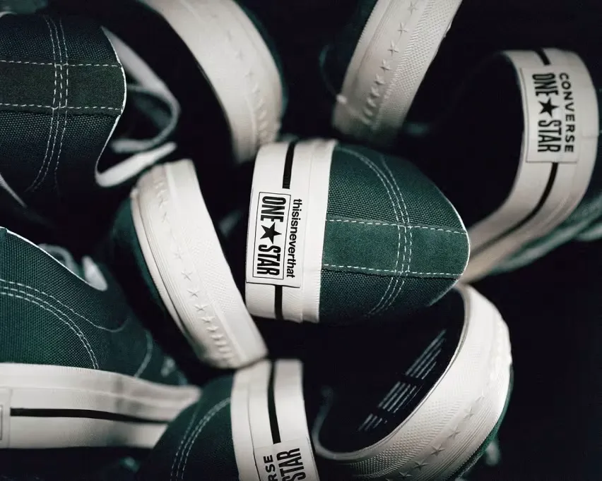 Ретро-стиль скейтбординга в коллекции thisisneverthat x Converse One Star Pro «Trekking Green»