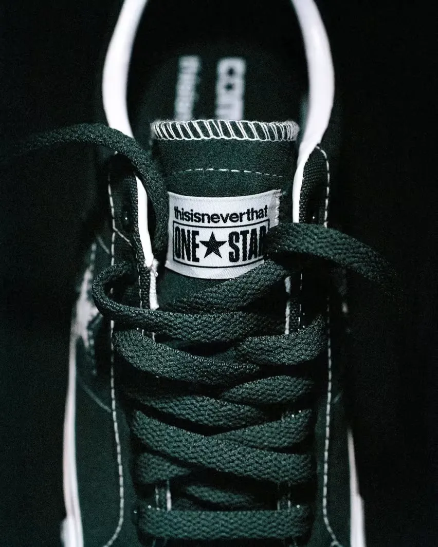Ретро-стиль скейтбординга в коллекции thisisneverthat x Converse One Star Pro «Trekking Green»