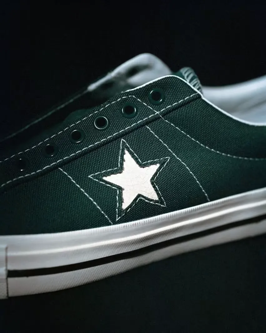 Ретро-стиль скейтбординга в коллекции thisisneverthat x Converse One Star Pro «Trekking Green»