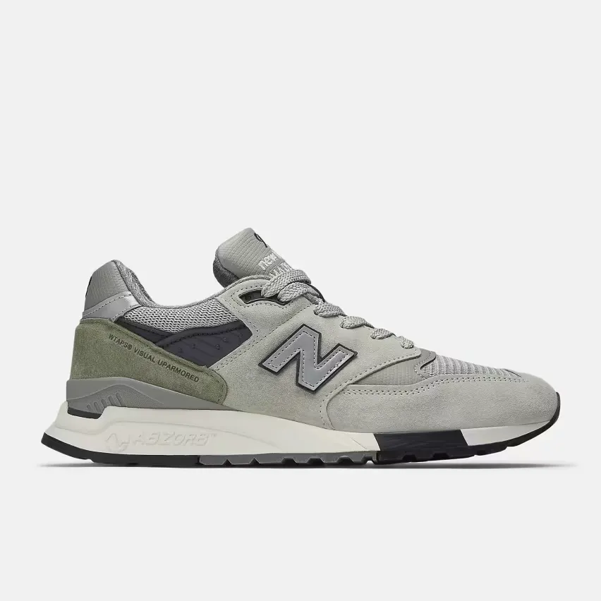 Модель Made In USA 998 «Grey» от WTAPS и New Balance