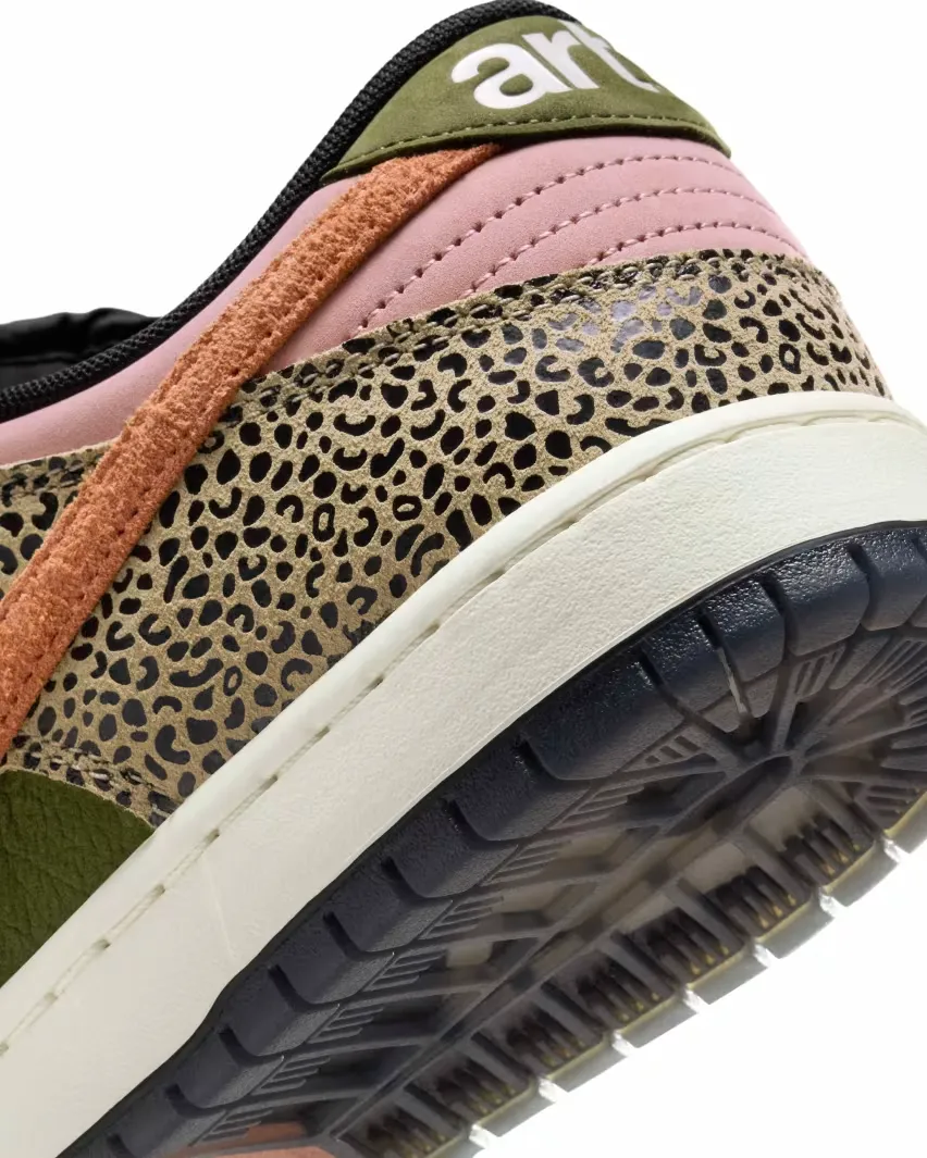 22 июля будет выпущена модель Arts-Rec x Nike SB Dunk Low, вдохновлённая зоопарком Сан-Диего