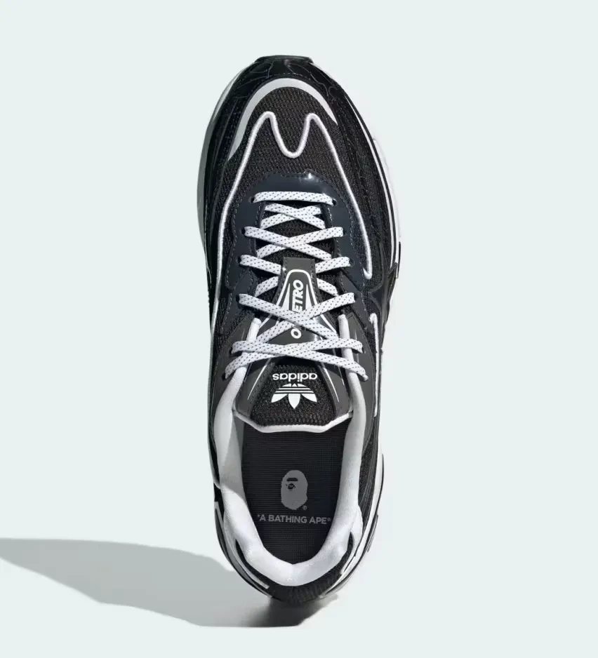 Три цветовых решения кроссовок Orketro от BAPE и Adidas
