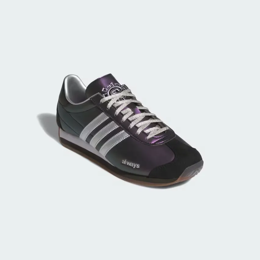 Фиолетовые кроссовки Country от Always Do What You Should Do и Adidas
