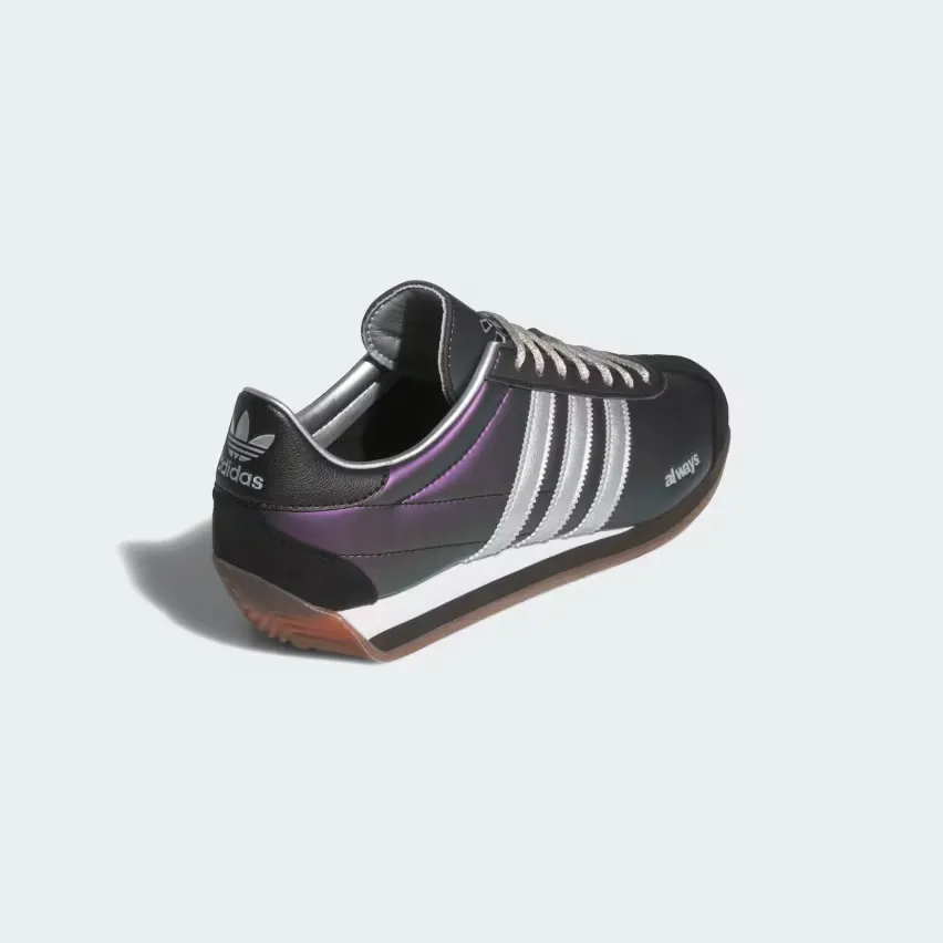 Фиолетовые кроссовки Country от Always Do What You Should Do и Adidas