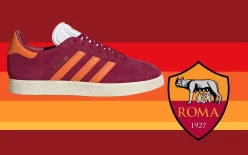 AS Roma x Adidas Gazelle «Burgundy»
