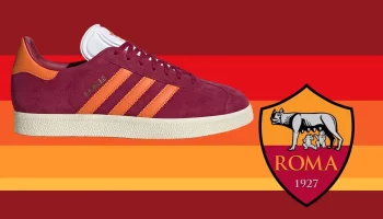 AS Roma x Adidas Gazelle «Burgundy»