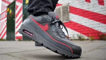 Nike Air Max 90 Premium «Iron Grey University Red»