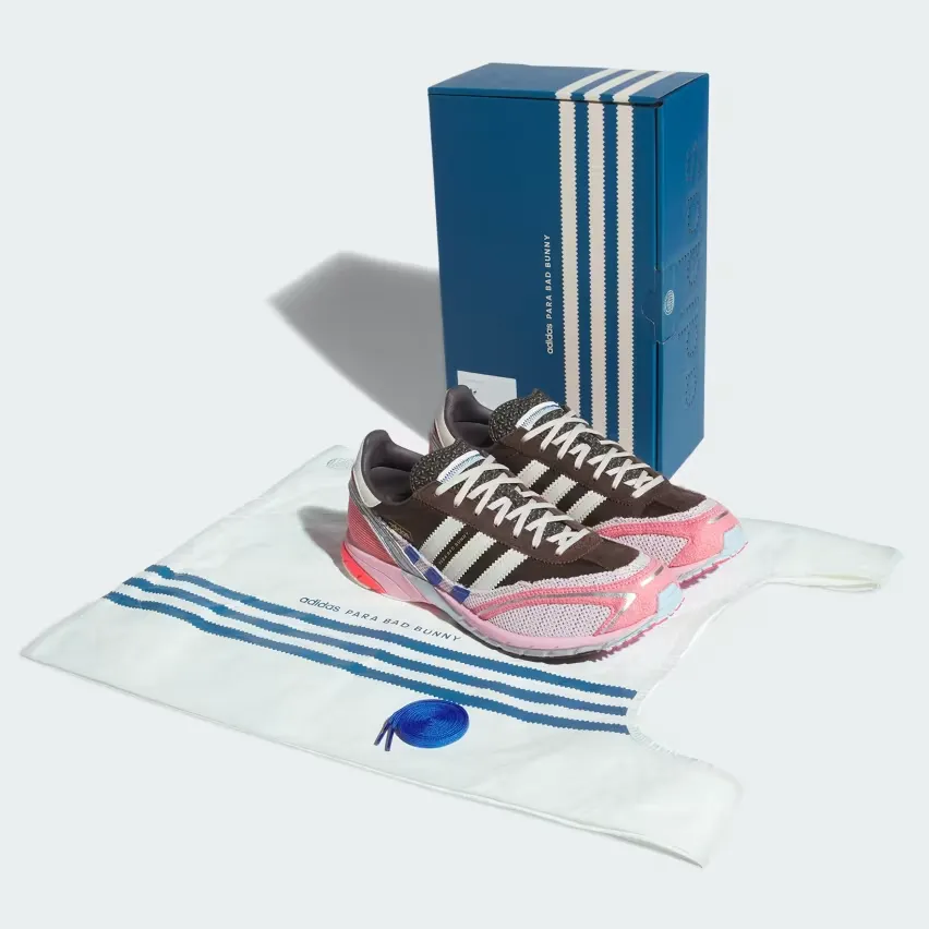 Bad Bunny придаёт кроссовкам adidas Adizero SL 72 новый облик «Clear Pink»