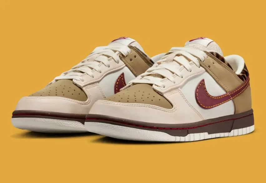 Nike представляет осеннее обновление кроссовок Dunk Low «Khaki Leopard» с нотками сафари