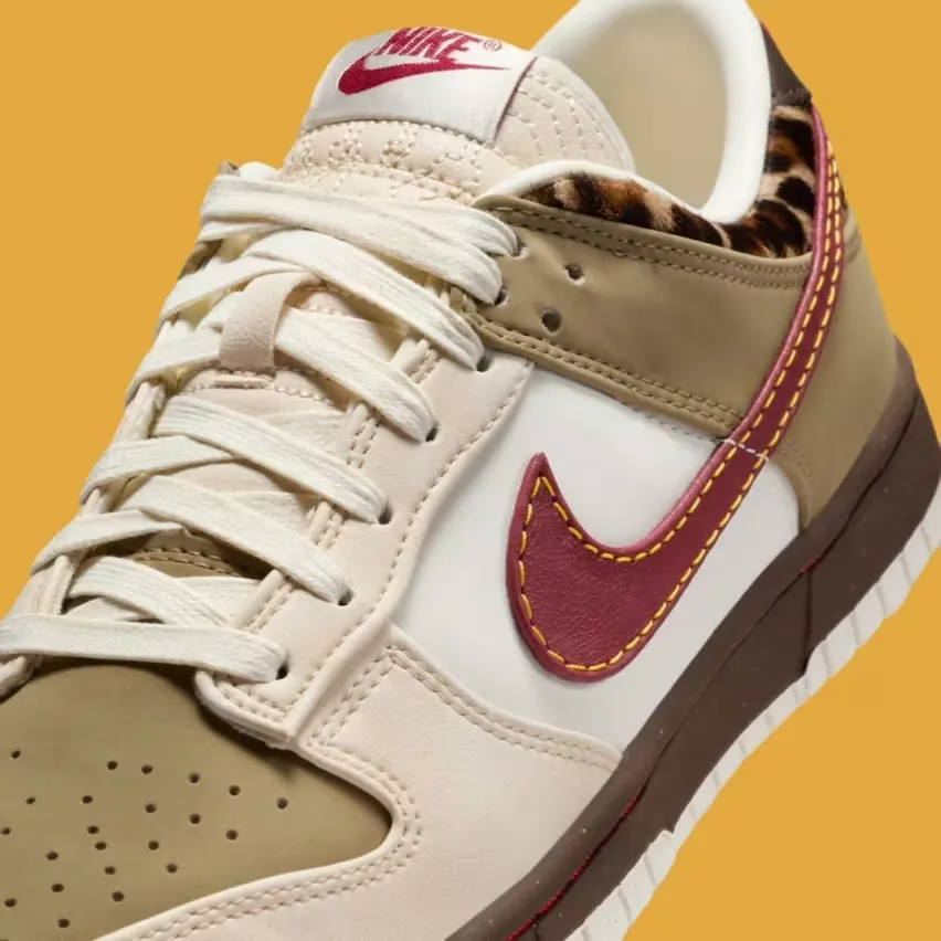Nike представляет осеннее обновление кроссовок Dunk Low «Khaki Leopard» с нотками сафари