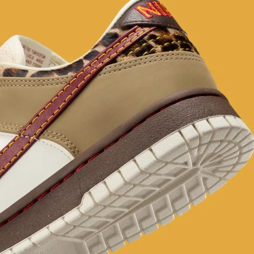 Nike представляет осеннее обновление кроссовок Dunk Low «Khaki Leopard» с нотками сафари