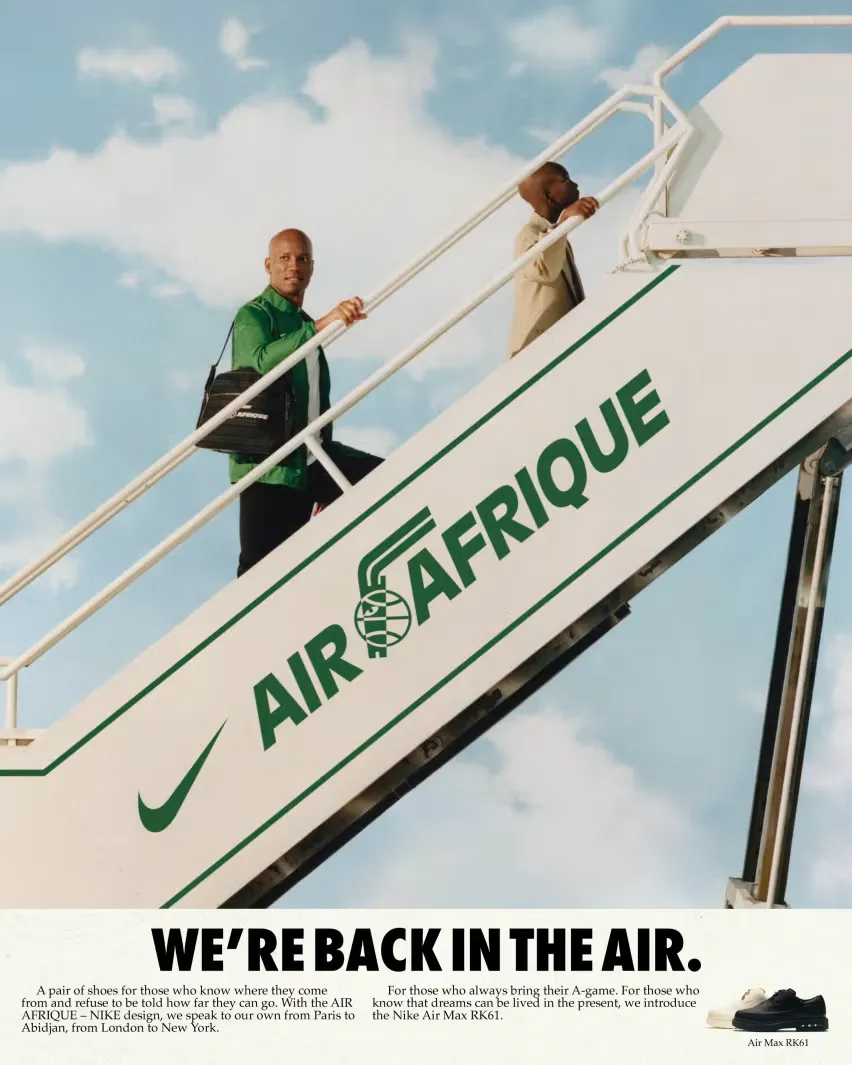 Nike и Air Afrique выпускают модель Air Max RK61 в честь истории африканской авиации