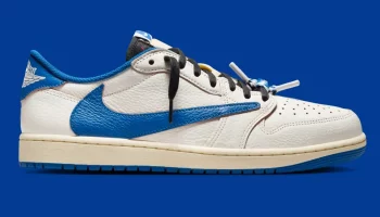 Travis Scott x Fragment x Air Jordan 1 Low OG «Military Blue»